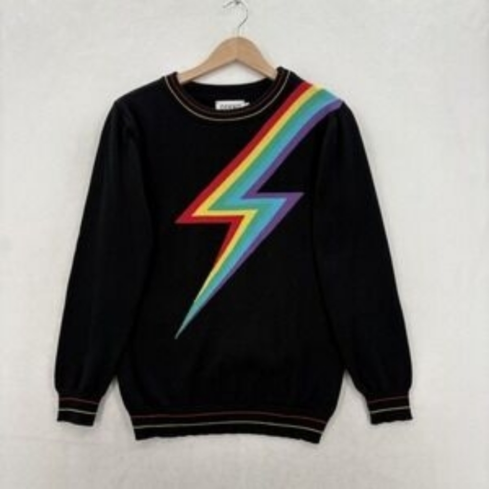 Oxknit Womens Lightning Bolt Sweater